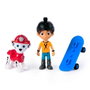 SPIN MASTER PAW PATROL Figurine Hero Pup Core Marshall et Danny avec Skateboard