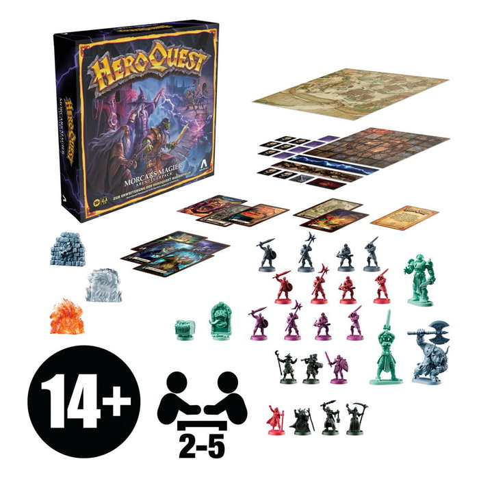 HeroQuest extension jeu de plateau Morcars Magier Pack de Quête *ALLEMAND*