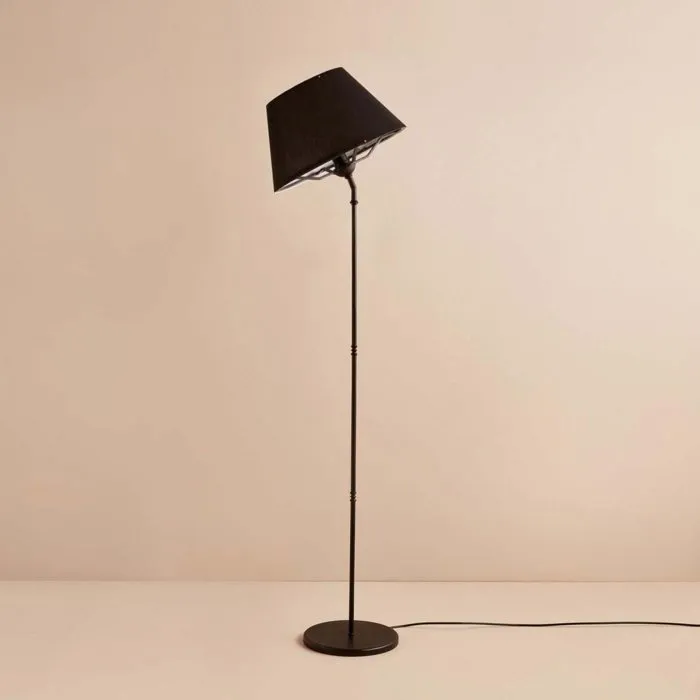 D By M.Red Lampadaire Noir Design Moderne