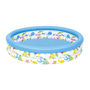 Bestway 51226 Piscine Gonflable Enfant 3 Anneaux 122x25 cm +2 Ans Jardin