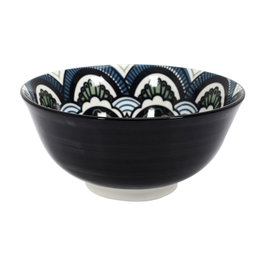 Home Deco Factory Bol Mandala Bleu Mirage 570 ml