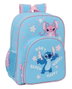 Safta Sac à Dos Junior Adaptable au Caddie Stitch "Happy" 32 x 38 x 12 cm - Pour Enfants à partir de 3 ans