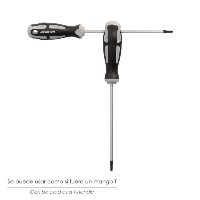 WOLFPACK LINEA PROFESIONAL Tournevis Torx Inviolable T10