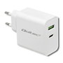 QOLTEC Chargeur USB 45W blanc
