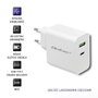 QOLTEC Chargeur USB 45W blanc