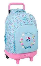 Safta Mochila Grande avec Roues Compacte Extractible - Sac à Dos Valise - Dimensions 33 x 45 x 22 cm - Pour Enfants à Partir de 36 Mois