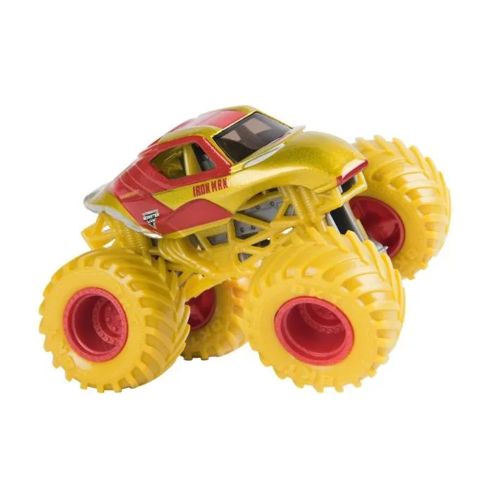 Spin Master - Pack de 5 Véhicules Marvel Die-Cast Monster Jam 1:64 - Monster Trucks Détaillés avec Suspensions Spin Master - Pack de 5 Véhicules Marvel Die-Cast Monster Jam 1:64 - Monster Trucks Détaillés avec Suspensions