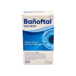 BAÑOFTAL Solution pour yeux secs 0,4% 10 ml
