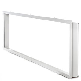Cadre en aluminium pour panneau LED 120x30 cm blanc