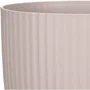 Deroma 231 - Pot de fleurs rond, 27 cm de diametre, 10 litres, couleur rose - Design elegant et contemporain pour interieur et exterieur