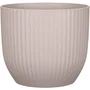 Deroma 231 - Pot de fleurs rond, 27 cm de diametre, 10 litres, couleur rose - Design elegant et contemporain pour interieur et exterieur