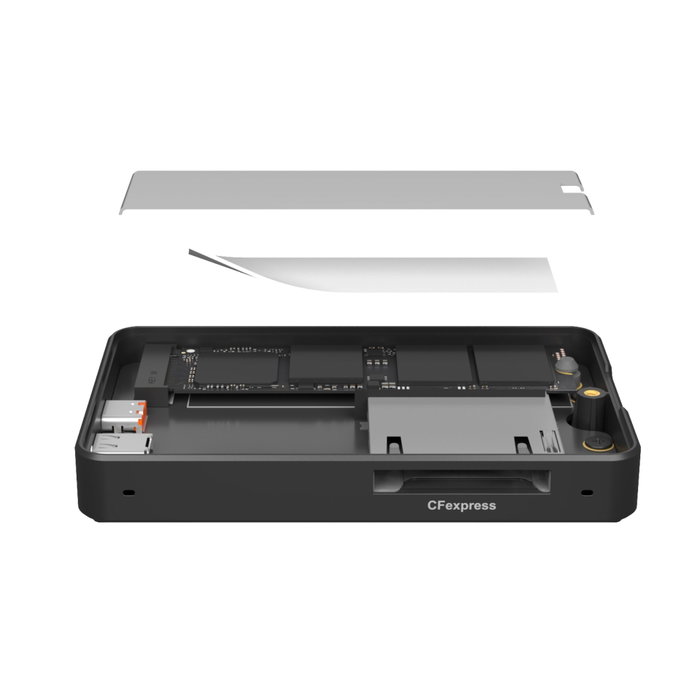 Icy IB-CR601M-C31 Boîtier SSD M.2 avec lecteur de carte