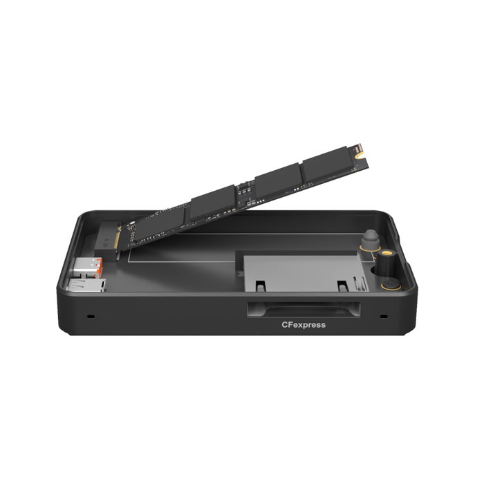 Icy IB-CR601M-C31 Boîtier SSD M.2 avec lecteur de carte