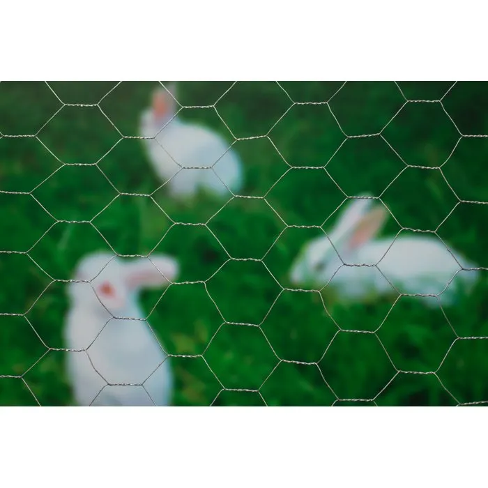 Nature Grillage Maille Hexagonale Galvanisé Plastifié Vert - 0.5 x 3 m - Épaisseur 13 mm - Multi-usages