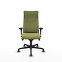 Piqueras Y Crespo Fauteuil de bureau Albacete, Vert olive, Mécanisme Synchrone