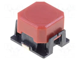 Aratas (Formerly Omron Components) Commutateur de clavier rouge B3AL-1000P SMT