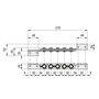 Q&Q Articulation pour coude courte 275 mm avec 5 nœuds - Référence 5-Nudos