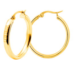 Guess JUBE04197JWYGT-U Boucles d'oreilles dorées en acier inoxydable