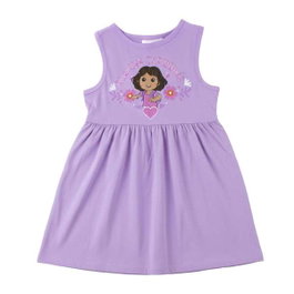 Cerdá Robe Single Jersey Dora la Exploratrice 5 Ans - Modèles Assortis