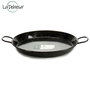 La Dehesa Poêle à paella émaillée 70 cm 30 portions acier émaillé noir (Set de 2)