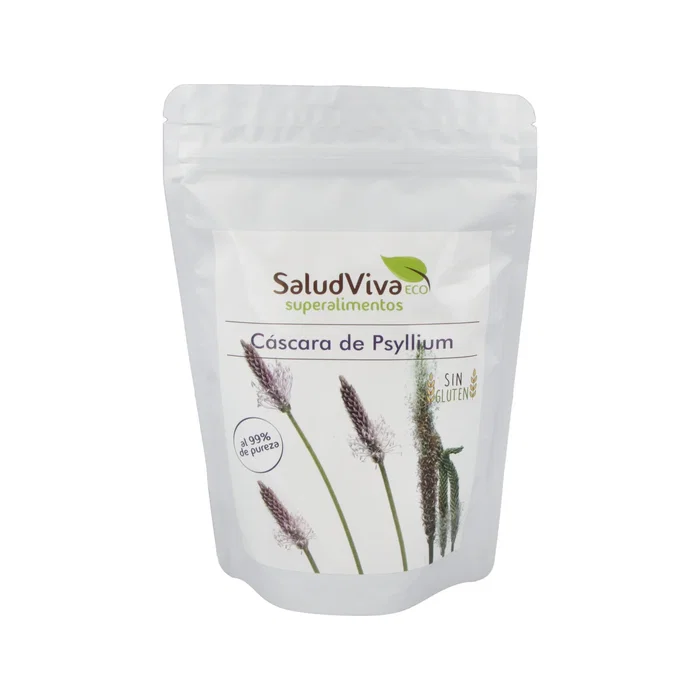 Salud Viva Psyllium en cosse 200 g bio sans sucre ajouté vegan complément alimentaire Salud Viva Psyllium en cosse 200 g bio sans sucre ajouté vegan complément alimentaire