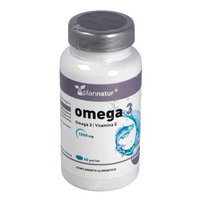 PLANNATUR Omega 3 1000 mg 60 Perles Complément Alimentaire EPA DHA Vitamine E PLANNATUR Omega 3 1000 mg 60 Perles Complément Alimentaire EPA DHA Vitamine E