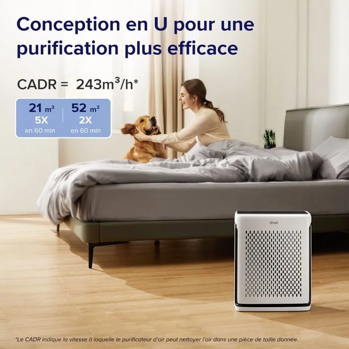 Levoit Vital 100S Purificateur d'air Smart HEPA - Blanc Levoit Vital 100S Purificateur d'air Smart HEPA - Blanc