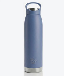 IRISANA Bouteille Isotherme en Acier Inox 304 Bleu avec Poignée