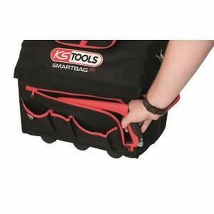 KS Tools Sac à roulettes 40 L Rouge