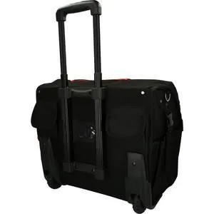 KS TOOLS 850.0335 Sac à roulettes rollbag, système trolley, 40 L, charge max 35 kg, avec compartiment à scie renforcé, nombreuses poches, tissu 600D ultra-résistant