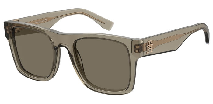 Tommy Hilfiger TH-2118-S-10A Lunettes de soleil Beige/Vert Tommy Hilfiger TH-2118-S-10A Lunettes de soleil Beige/Vert