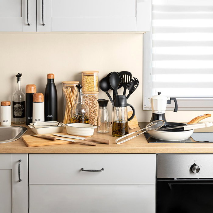 Quid Bouteille Thermos Cocco Acier Inoxydable Noir 0,75 L (6 Unités) Isolation 12h Quid Bouteille Thermos Cocco Acier Inoxydable Noir 0,75 L (6 Unités) Isolation 12h