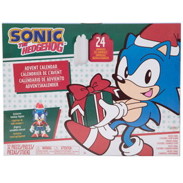 JAKKS PACIFIC Calendrier de l'Avent Sonic The Hedgehog - Dimensions: 405 x 305 x 58 mm