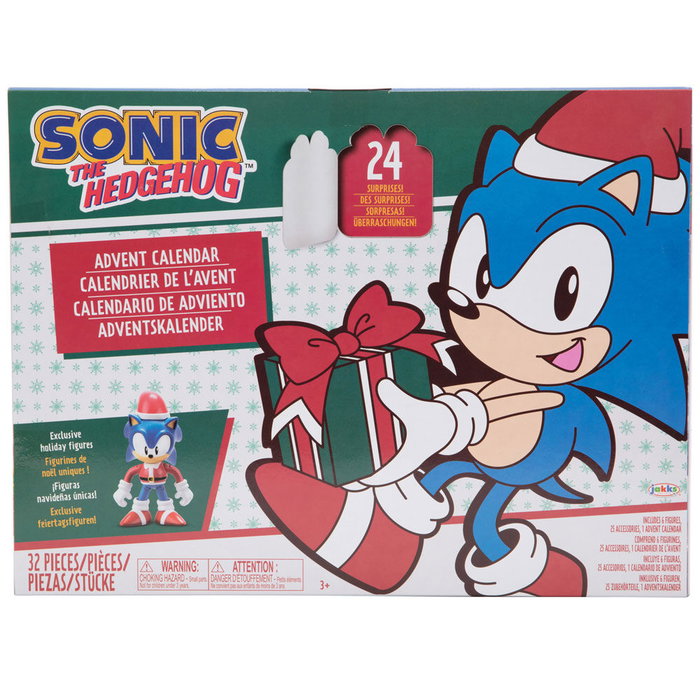 JAKKS PACIFIC Calendrier de l'Avent Sonic The Hedgehog - Dimensions: 405 x 305 x 58 mm JAKKS PACIFIC Calendrier de l'Avent Sonic The Hedgehog - Dimensions: 405 x 305 x 58 mm