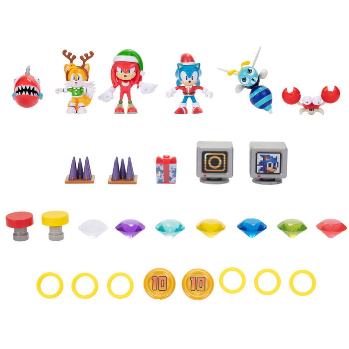 JAKKS PACIFIC Calendrier de l'Avent Sonic The Hedgehog - Dimensions: 405 x 305 x 58 mm JAKKS PACIFIC Calendrier de l'Avent Sonic The Hedgehog - Dimensions: 405 x 305 x 58 mm