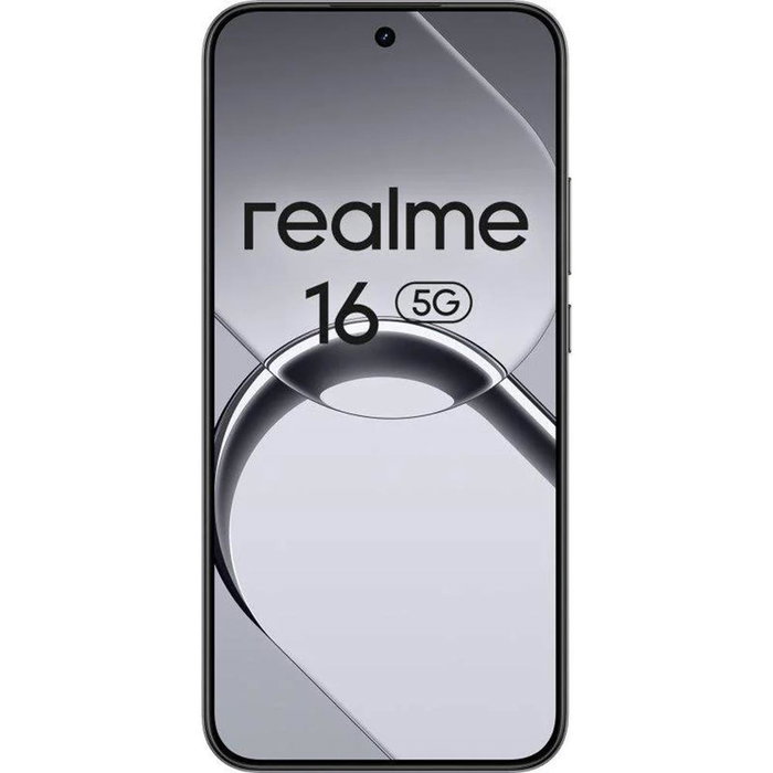 Realme 16 5G Smartphone 256 Go 8 Go RAM Noir – Écran AMOLED 120 Hz, Batterie 6550 mAh