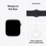 Apple Watch Series 11 GPS - 42mm - Boîtier Space Grey Aluminium - Bracelet Black Sport Band - S/M