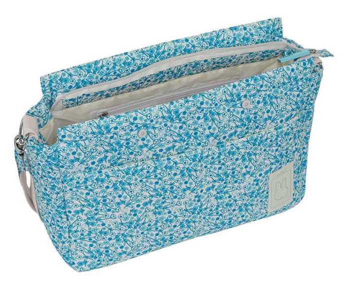 Safta Sac adaptateur pour landau réversible et réparable Miffy Mum Garden - 46 x 26 x 15 cm