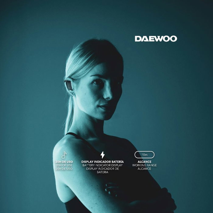 Écouteurs in Ear Bluetooth Daewoo DW2012 Noir