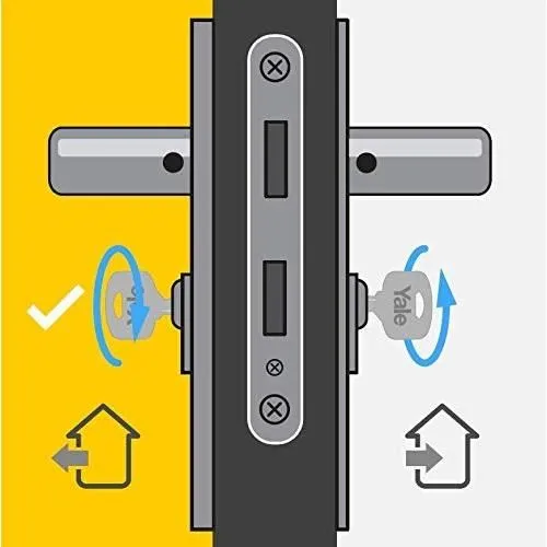 Yale Cylindre de sécurité série 2100 débrayable, 35x35 mm, nickelé, 10 goupilles, anti-crochetage et anti-bumping, avec 5 clés réversibles