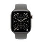 Apple Watch Series 11 GPS + Cellular 46mm Boîtier en Titane Naturel avec Bracelet Sport Gris Pierre Taille S/M