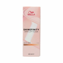 Wella Shinefinity - Tinte (Teinture) Semi-Permanente Crème-Gel - 07/34 - 60 mL - Ultra Brillant, Effet Émaux, Sans Ammoniac, Jusqu'à 6 Semaines