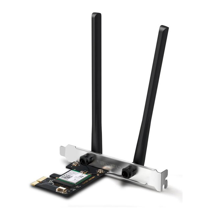 Mercusys MA80XE Adaptateur Wi-Fi 6 AX3000 et Bluetooth 5.2 PCIe Mercusys MA80XE Adaptateur Wi-Fi 6 AX3000 et Bluetooth 5.2 PCIe