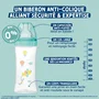 Dodie Sensation+ Biberon Anti-Colique 150 ml, Tétine Plate Débit 1, Vert Air, 0-6 Mois