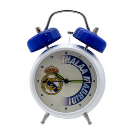 CYP BRANDS Réveil musical avec hymne du Real Madrid - Réveil à double alarme pour fans de football