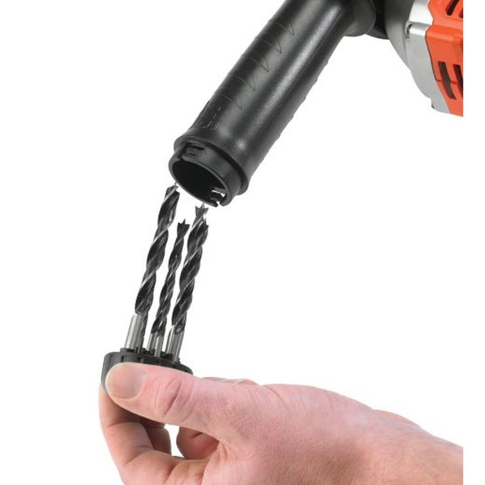 Black + Decker KR1102K-QS Perceuse à percussion filaire 1100W avec coffret de rangement