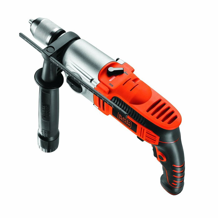 Black + Decker KR1102K-QS Perceuse à percussion filaire 1100W avec coffret de rangement