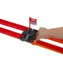 Hot Wheels JKM88 Ensemble véhicule de course et piste Formule 1, coffret avec piste de lancement à deux voies et voitures licenciées, multicolore