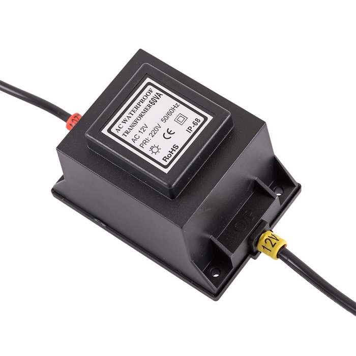 Transformateur 60W 230VAC/12VDC IP68 submersible Transformateur 60W 230VAC/12VDC IP68 submersible