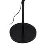 BigBuy Home Lampadaire Noir et Beige en Bois et Fer